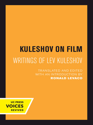cover image of Kuleshov on Film